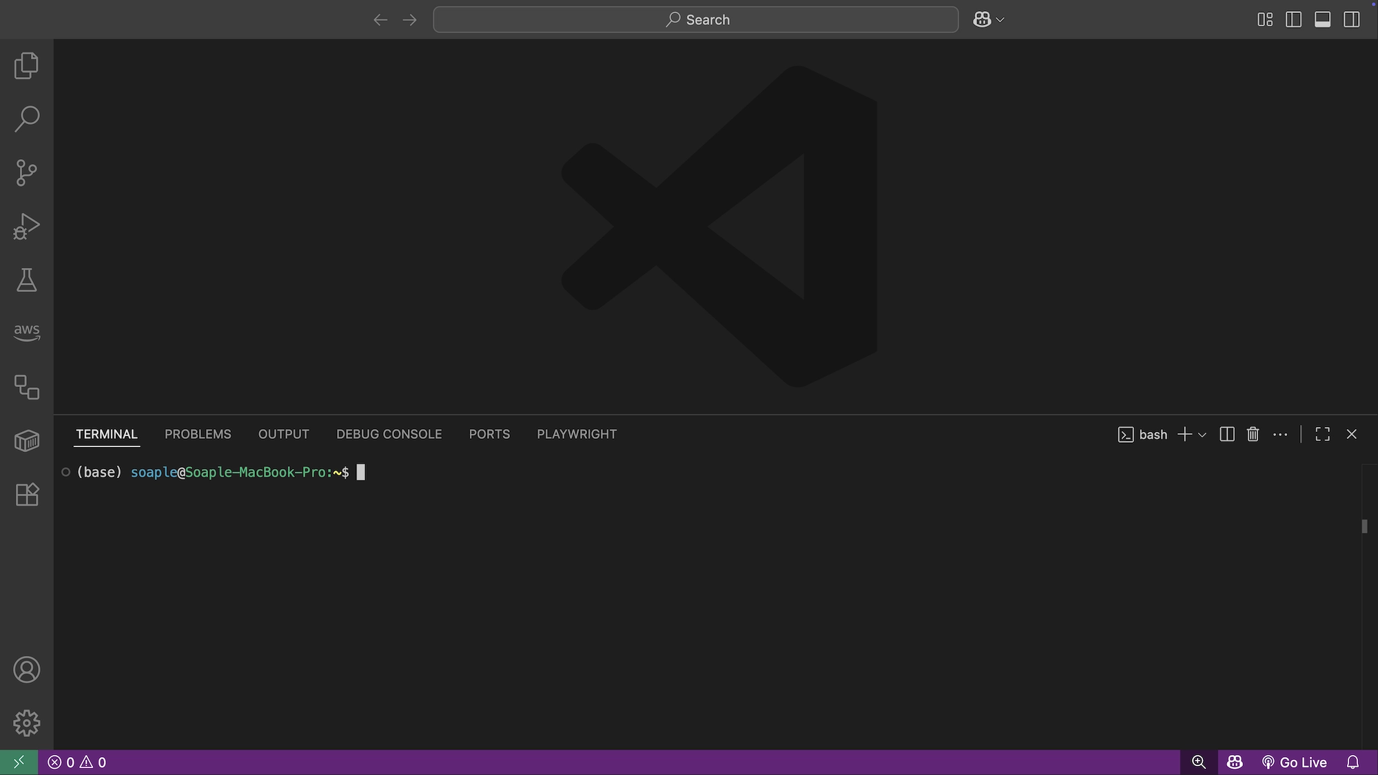 VS Code 터미널
