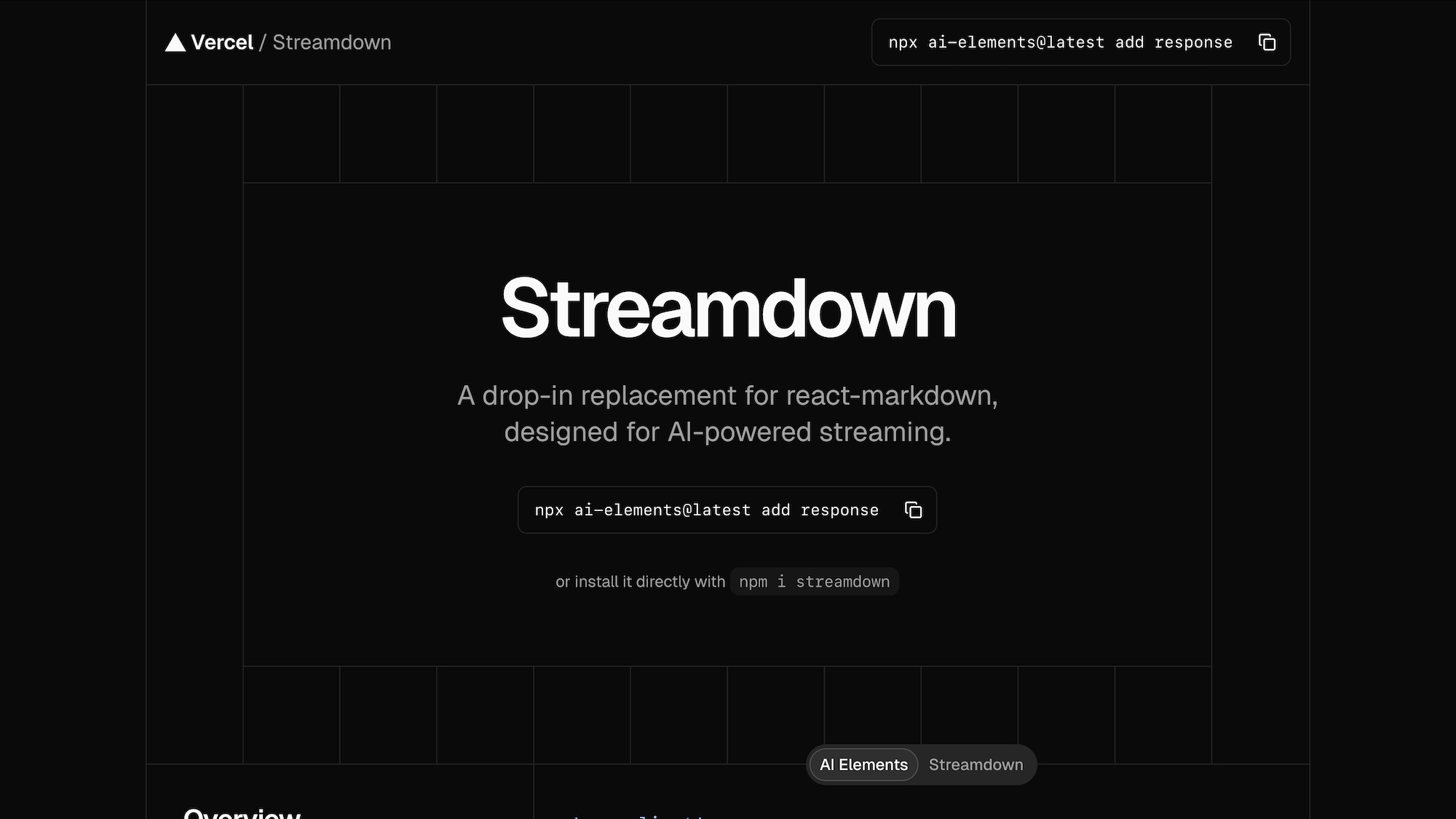 Streamdown